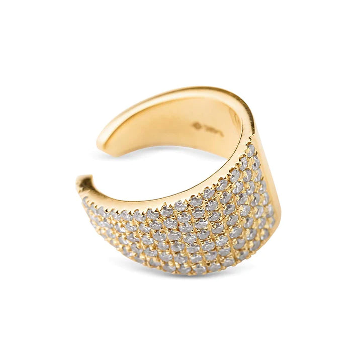 Diamond & Gold Ear Cuff