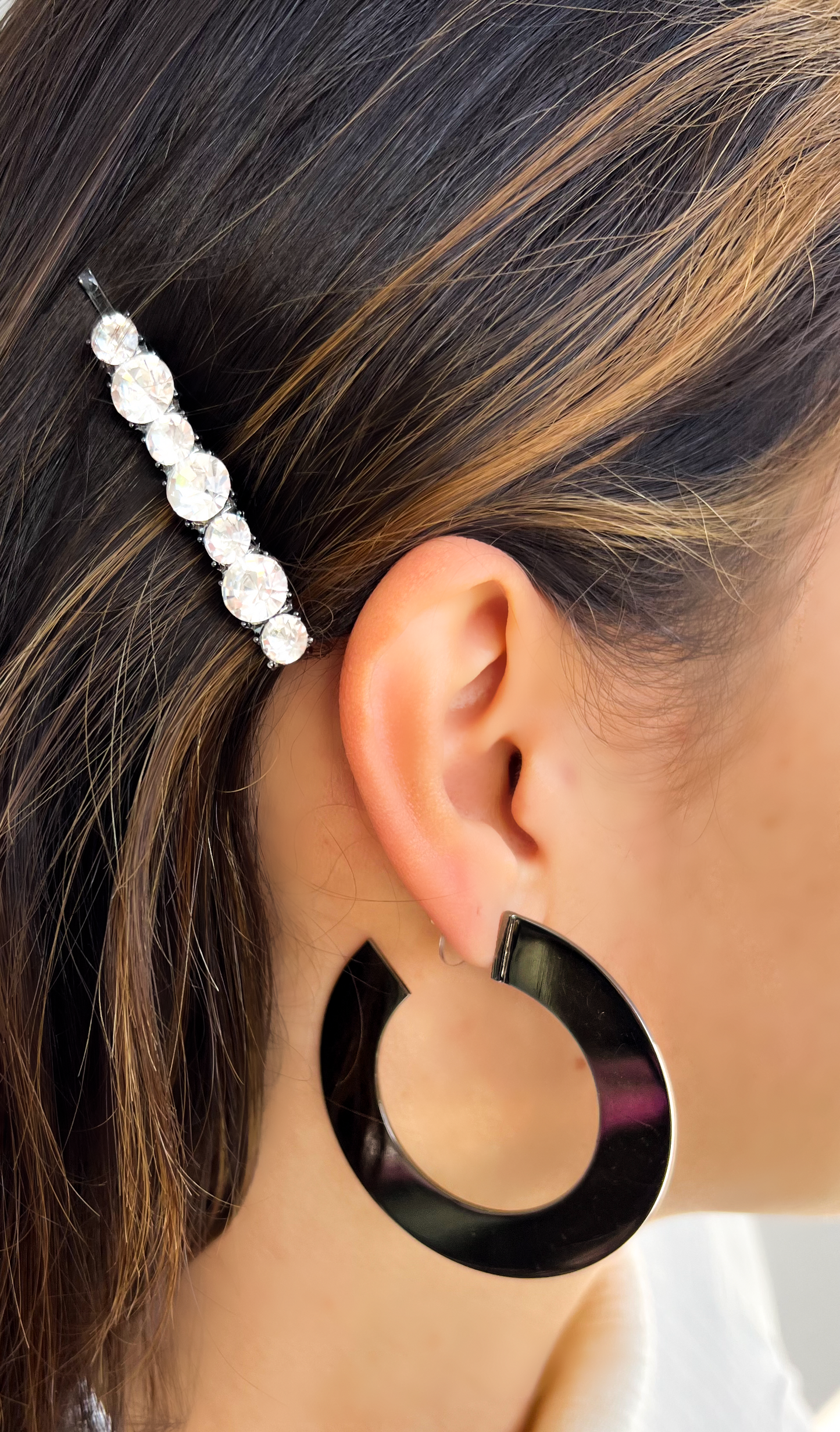 Black Rhodium Hoops