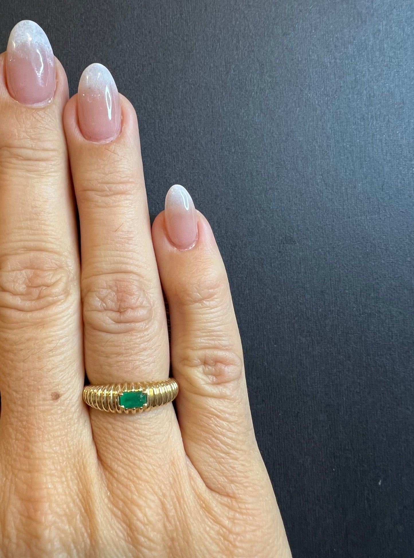 Emerald & Gold Ring