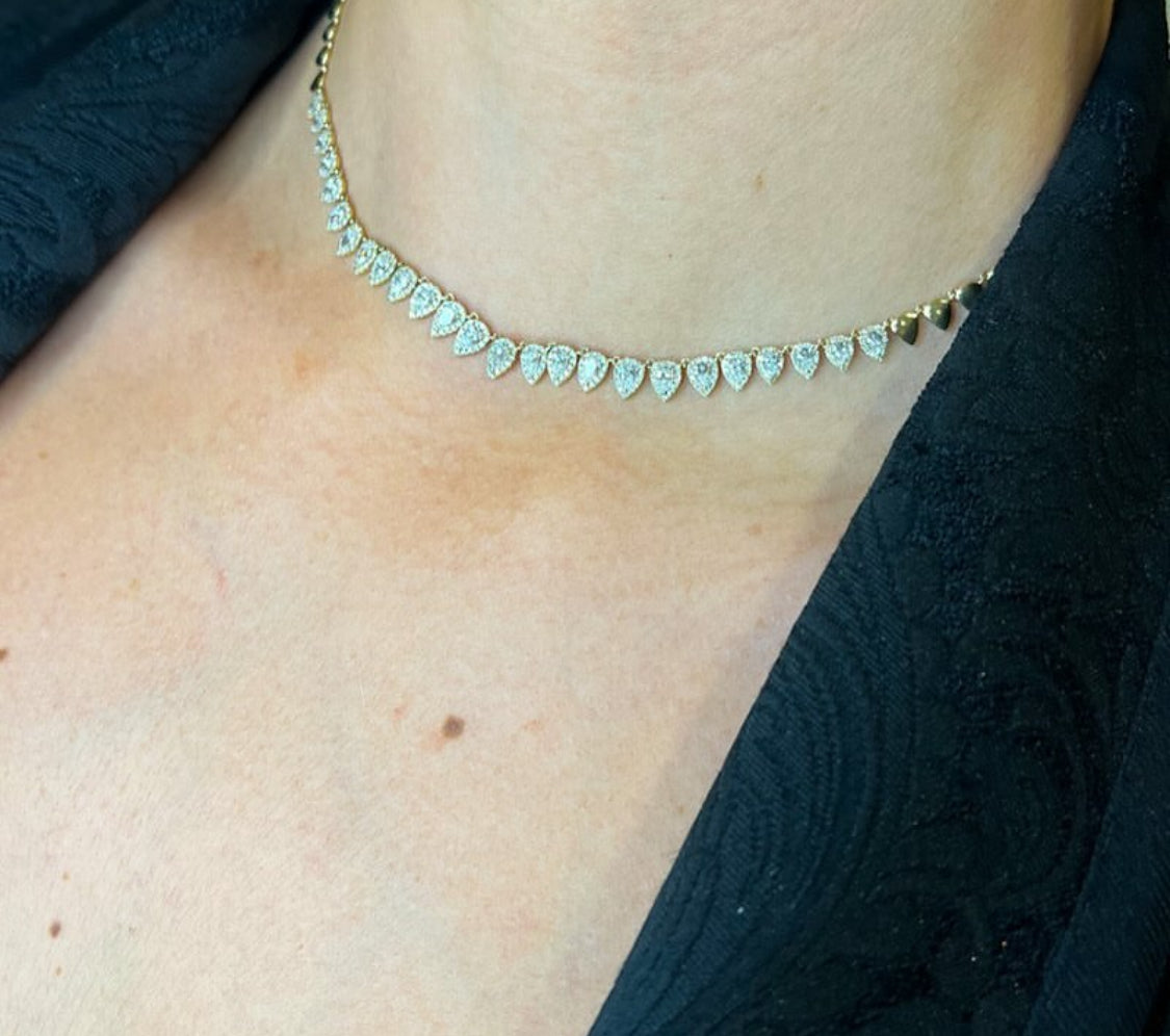 Diamond & Gold Necklace