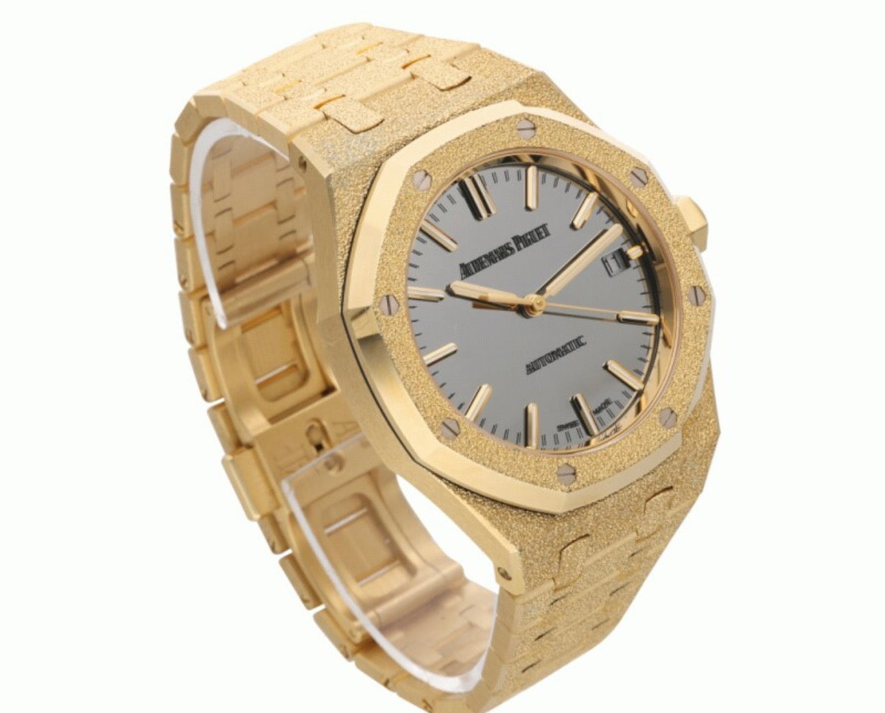 Audemars Piguet Royal Oak Carolina Bucci Frosted Gold Watch
