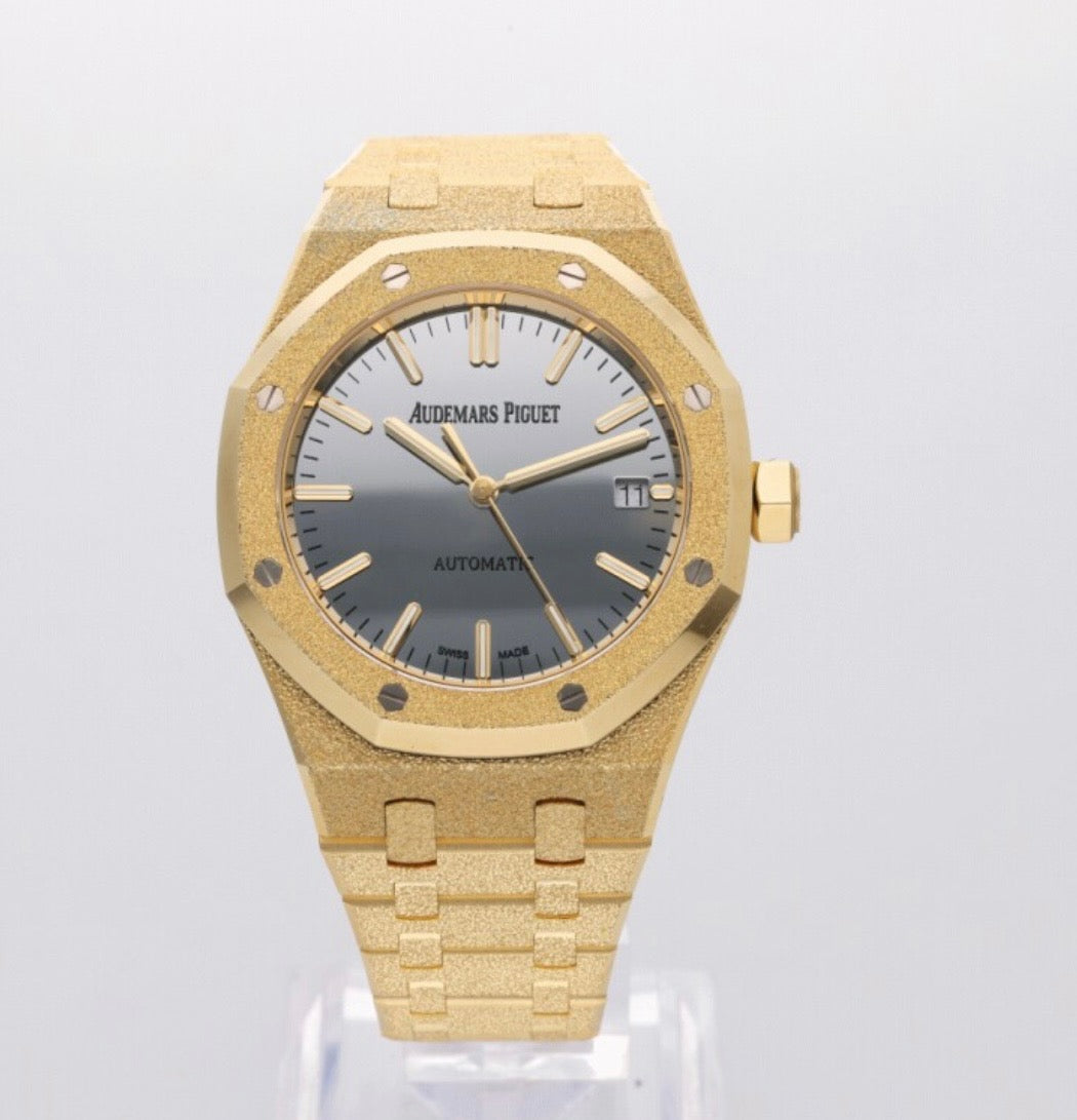 Audemars Piguet Royal Oak Carolina Bucci Frosted Gold Watch