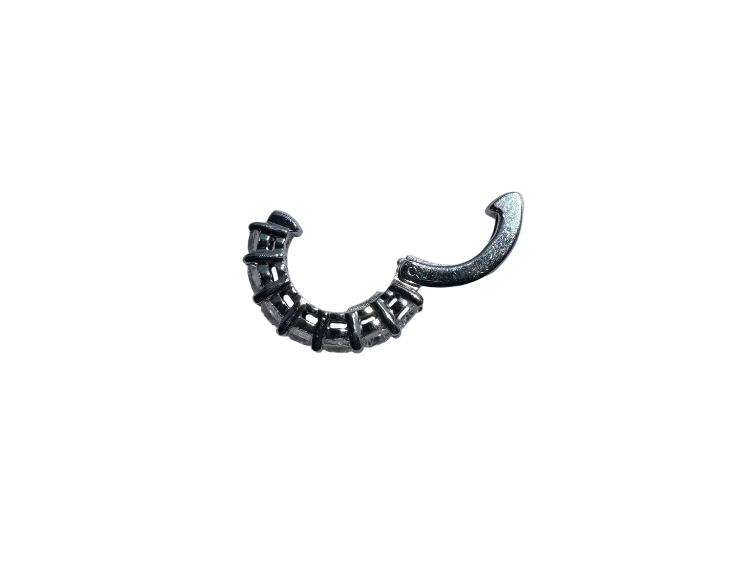 Diamond White Cuff Earring