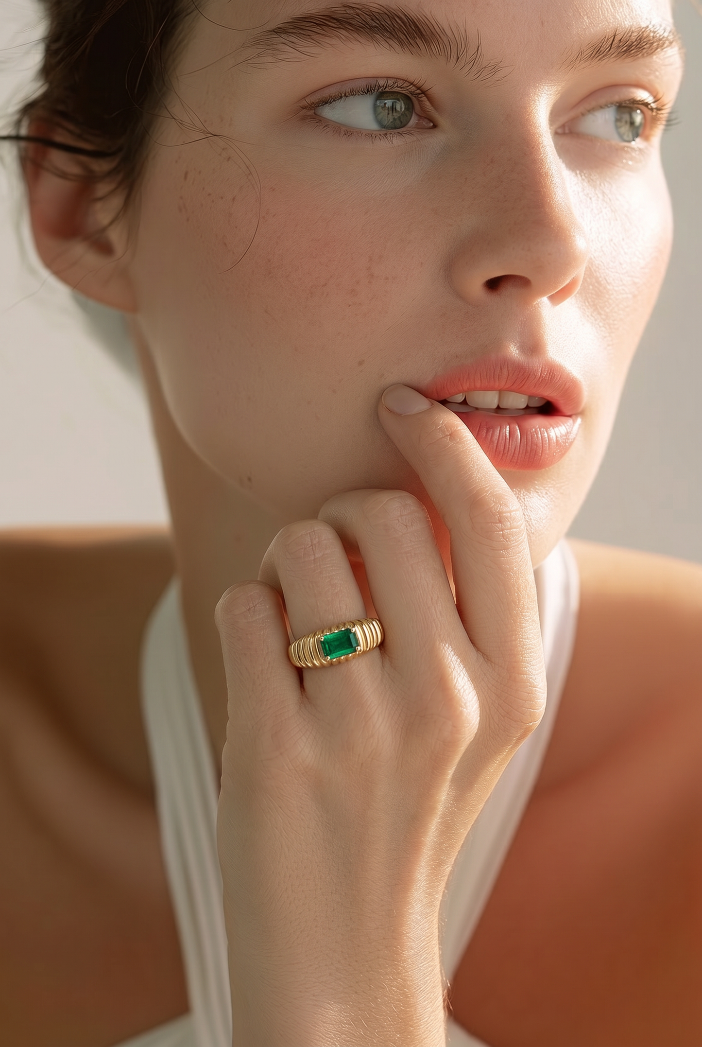Emerald & Gold Ring