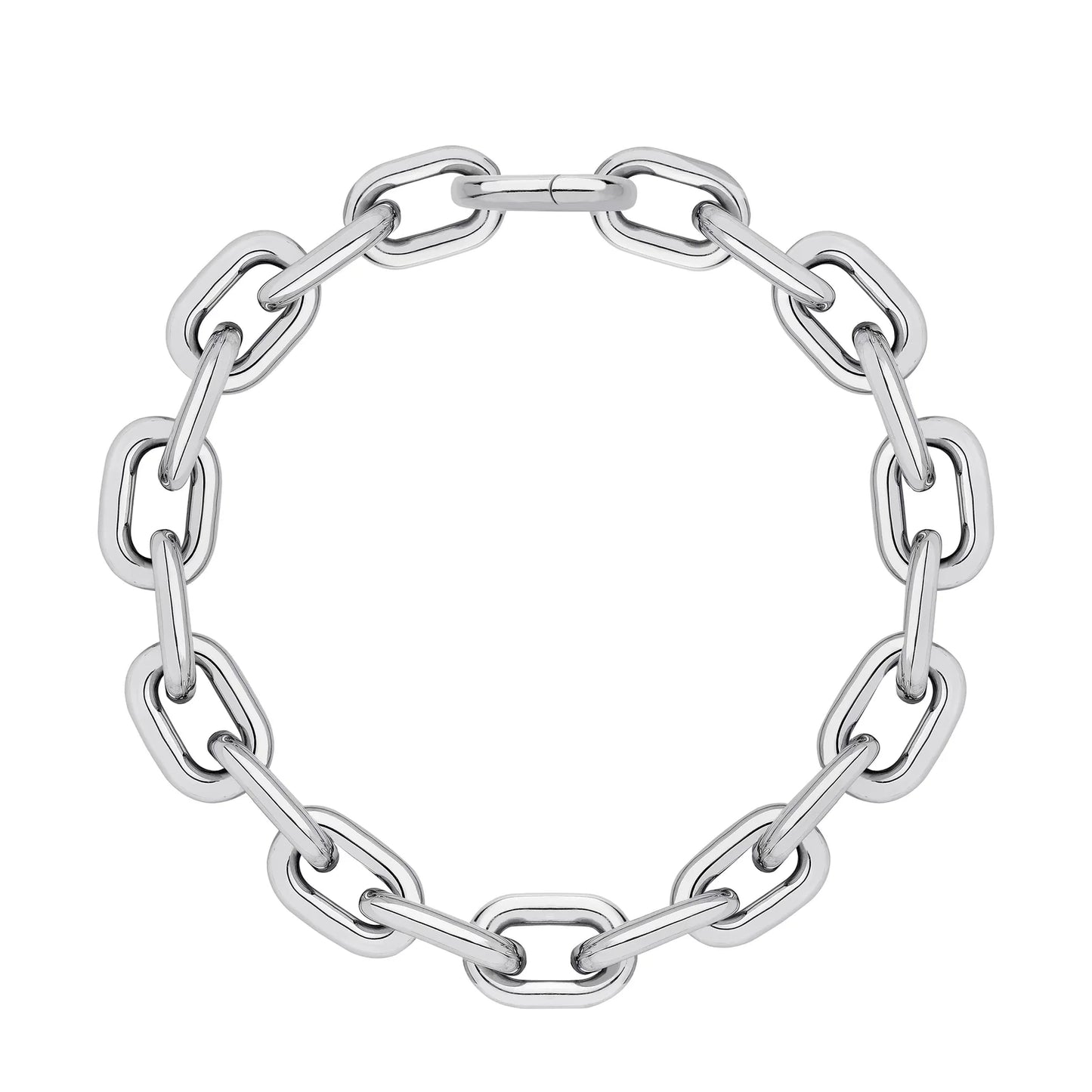 Silver Cuban Necklace