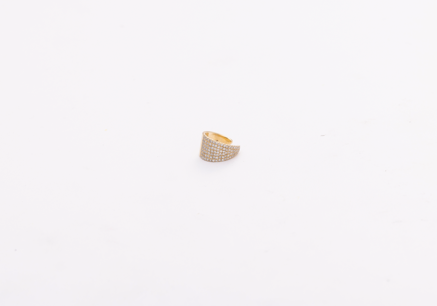 Diamond & Gold Ear Cuff