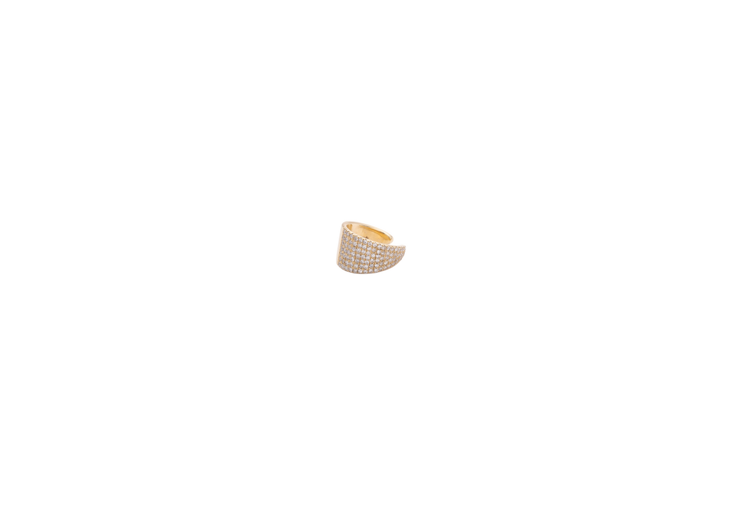 Diamond & Gold Ear Cuff