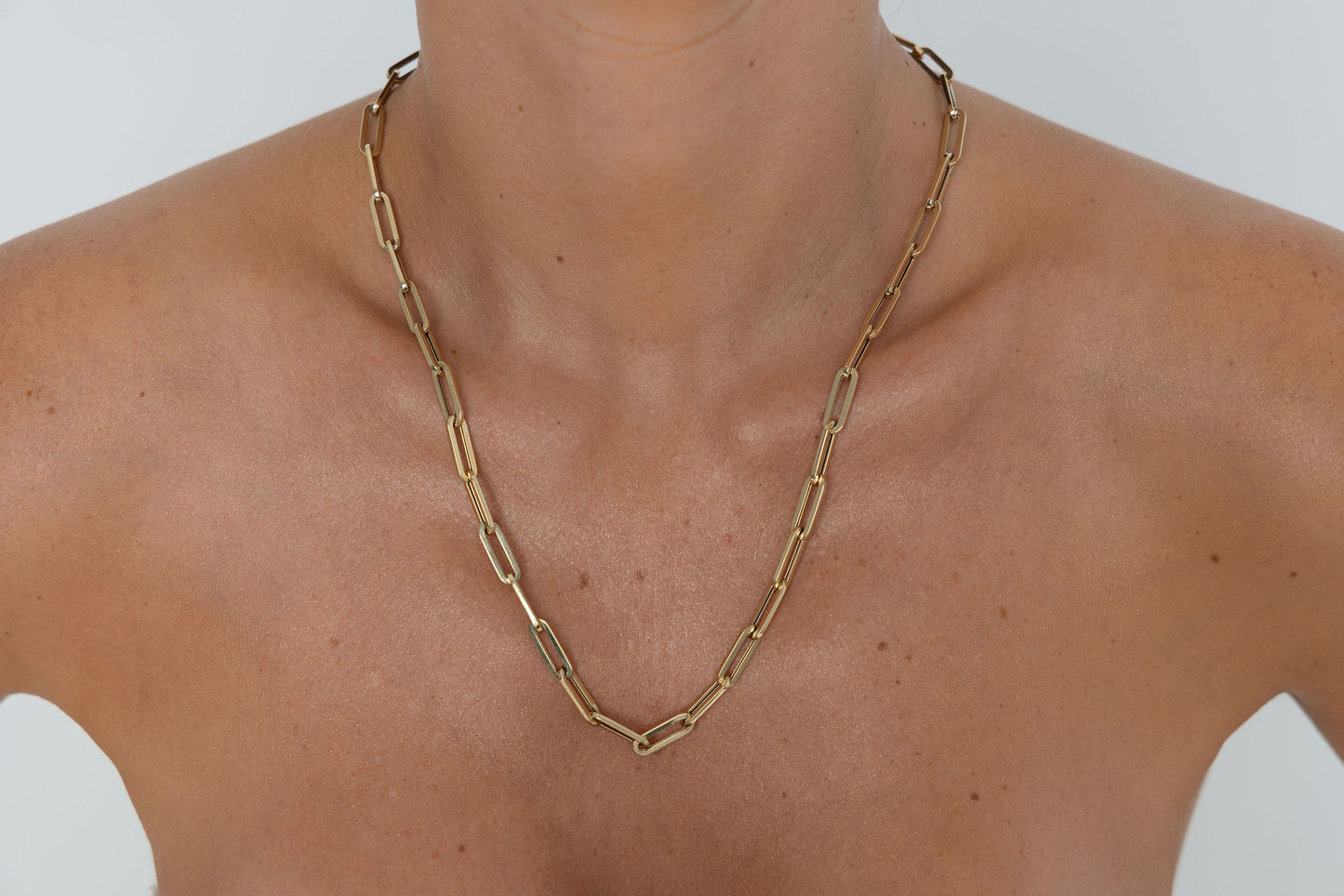Hollow Gold Cuban Necklace