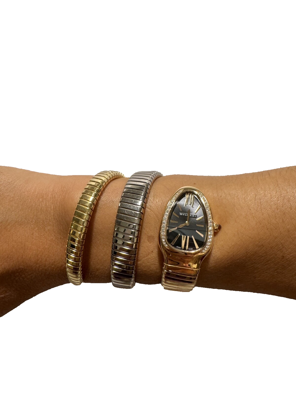Bvlgari Serpenti Tubogas Diamond Wrist Watch