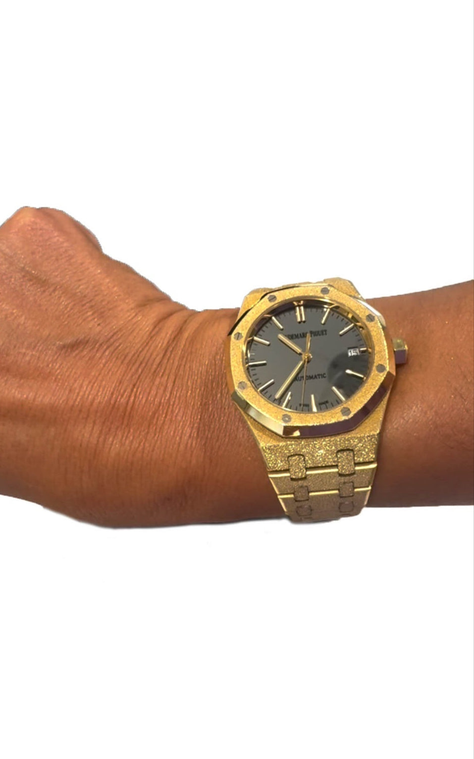 Audemars Piguet Royal Oak Carolina Bucci Frosted Gold Watch