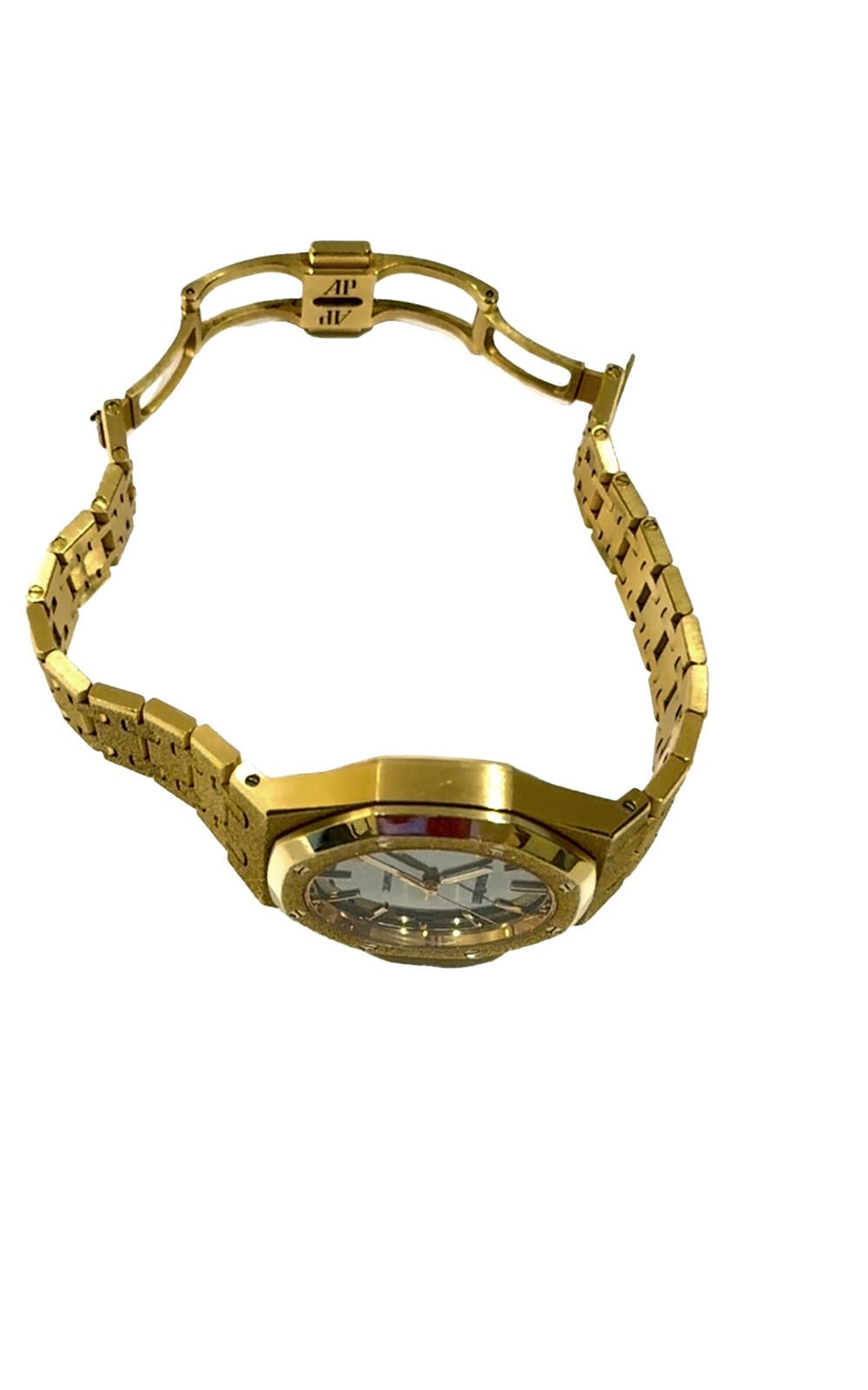 Audemars Piguet Royal Oak Carolina Bucci Frosted Gold Watch