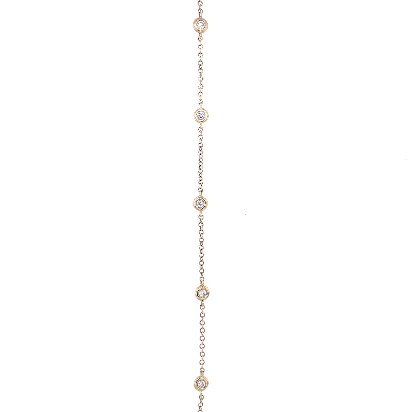 Diamond & Gold Station Hand Chain