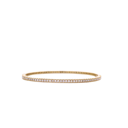 Diamond & Gold Cuff Bracelet