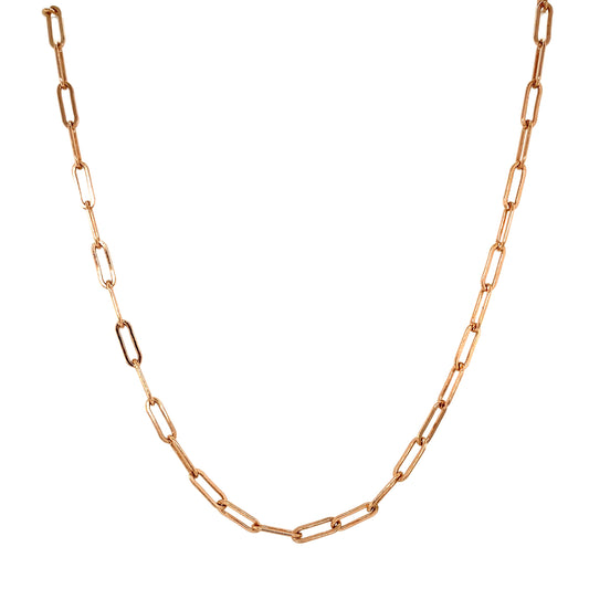 Hollow Gold Cuban Necklace