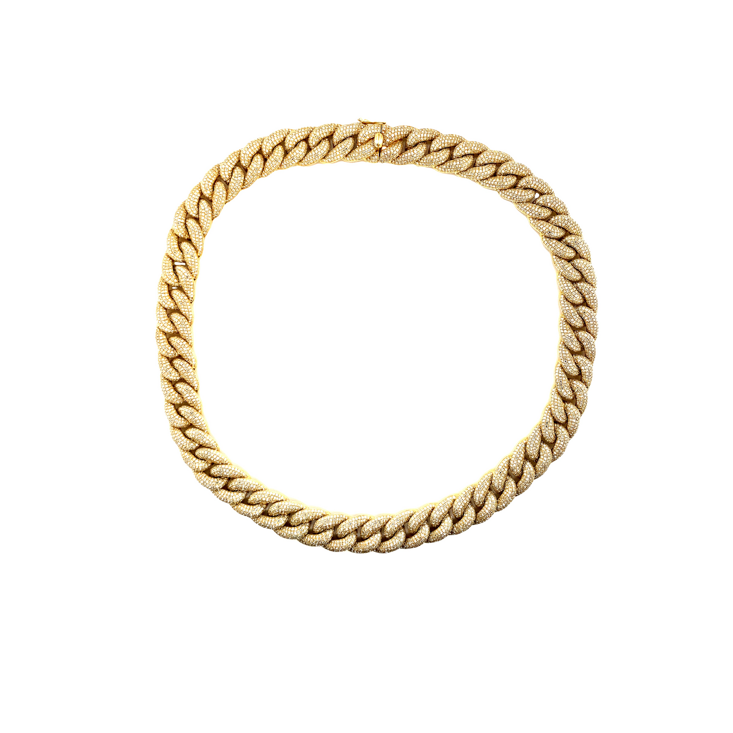 Gold & Diamond Cuban Chain