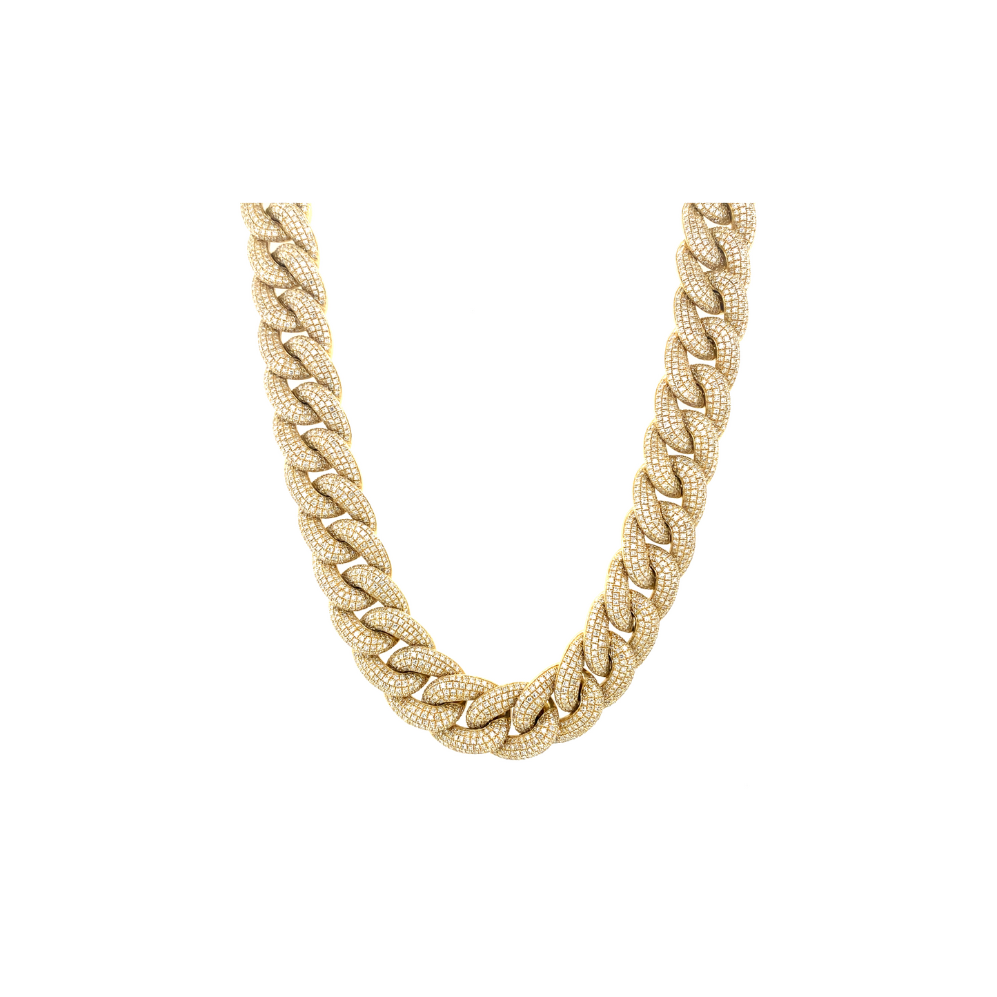 Gold & Diamond Cuban Chain