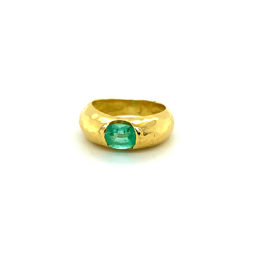 Colombia Emerald & Gold Ring