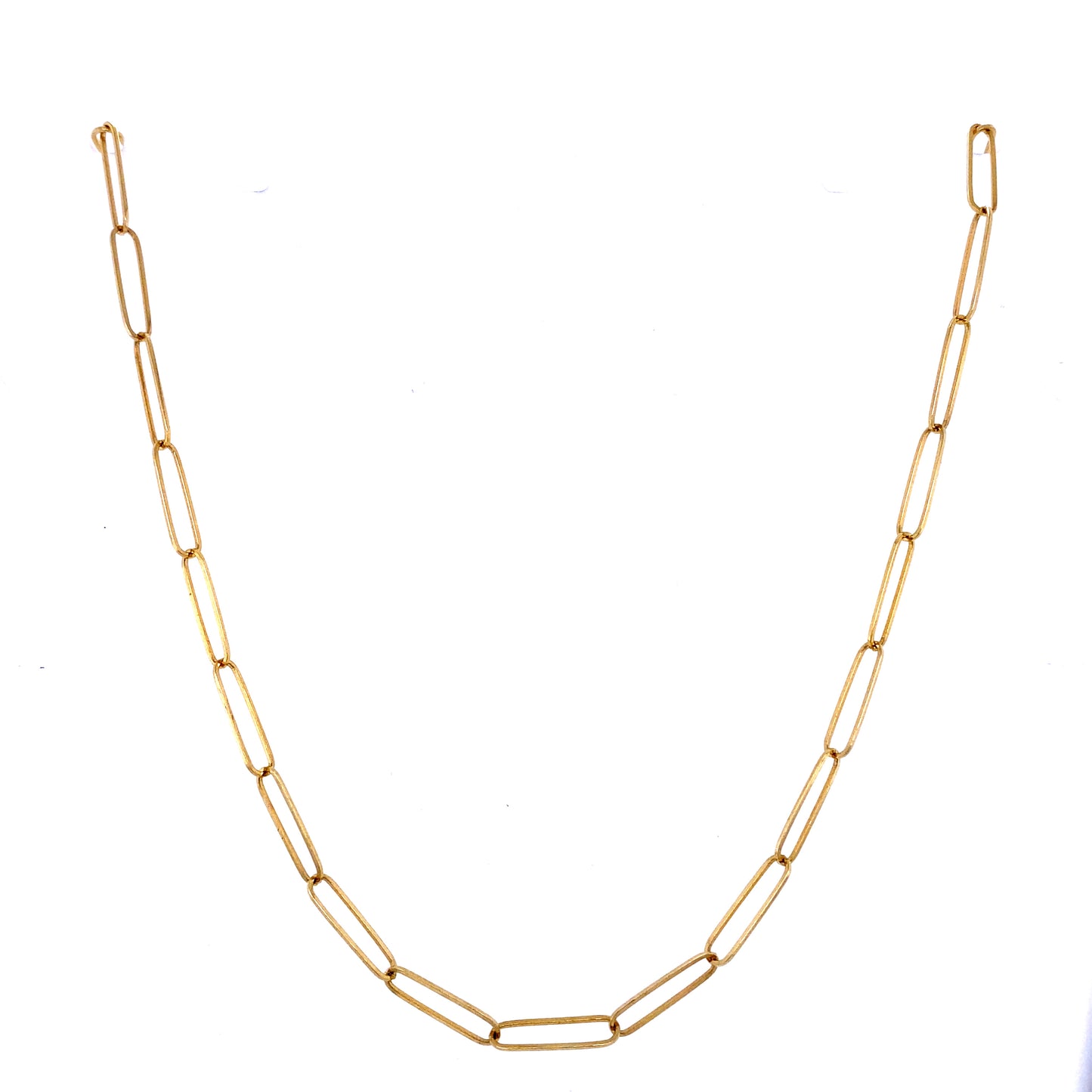 Gold Paper Clip Chain
