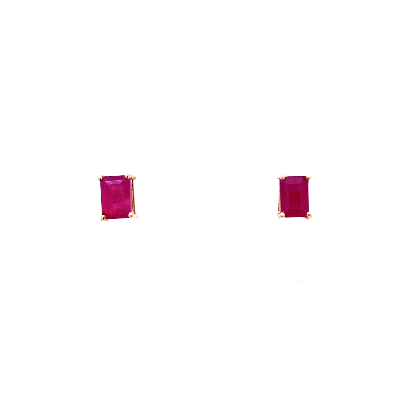 Gold & Ruby Earring