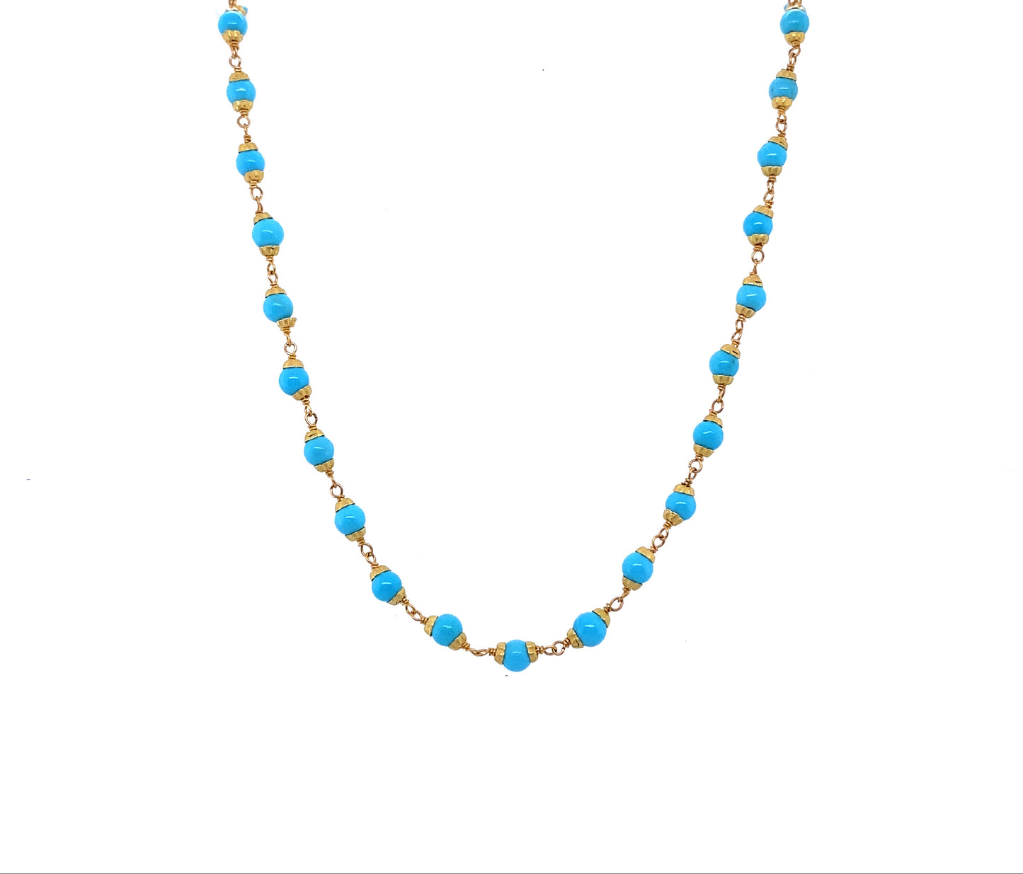 Turquoise Station Necklace