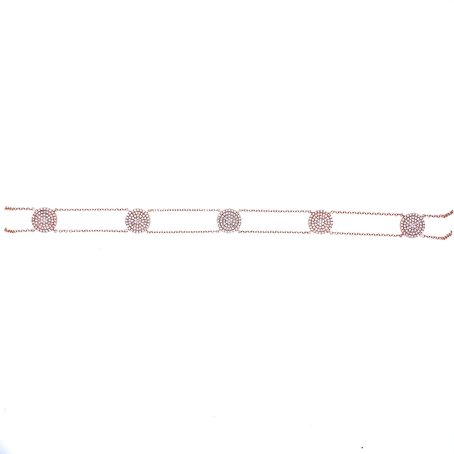 Diamond & Rose Gold Oval Choker