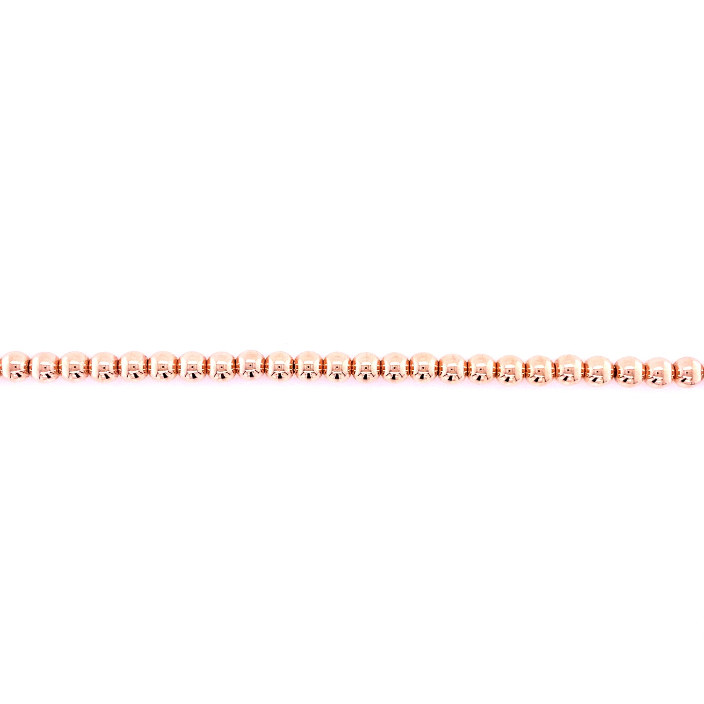 Rose Gold Bead Bracelet