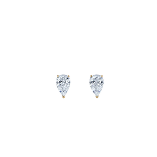 Diamond Marquise Gold Stud Earrings