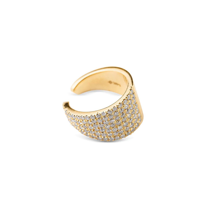 Diamond & Gold Ear Cuff