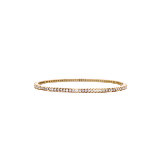 Diamond & Gold Cuff Bracelet
