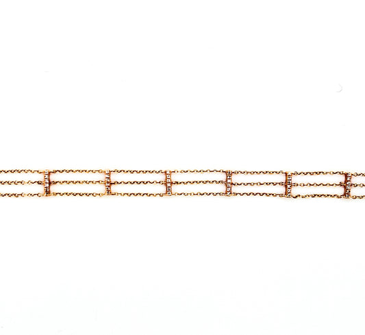 Diamond & Rose Gold Choker