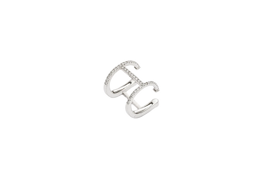 Diamond & White Gold Ear Cuff