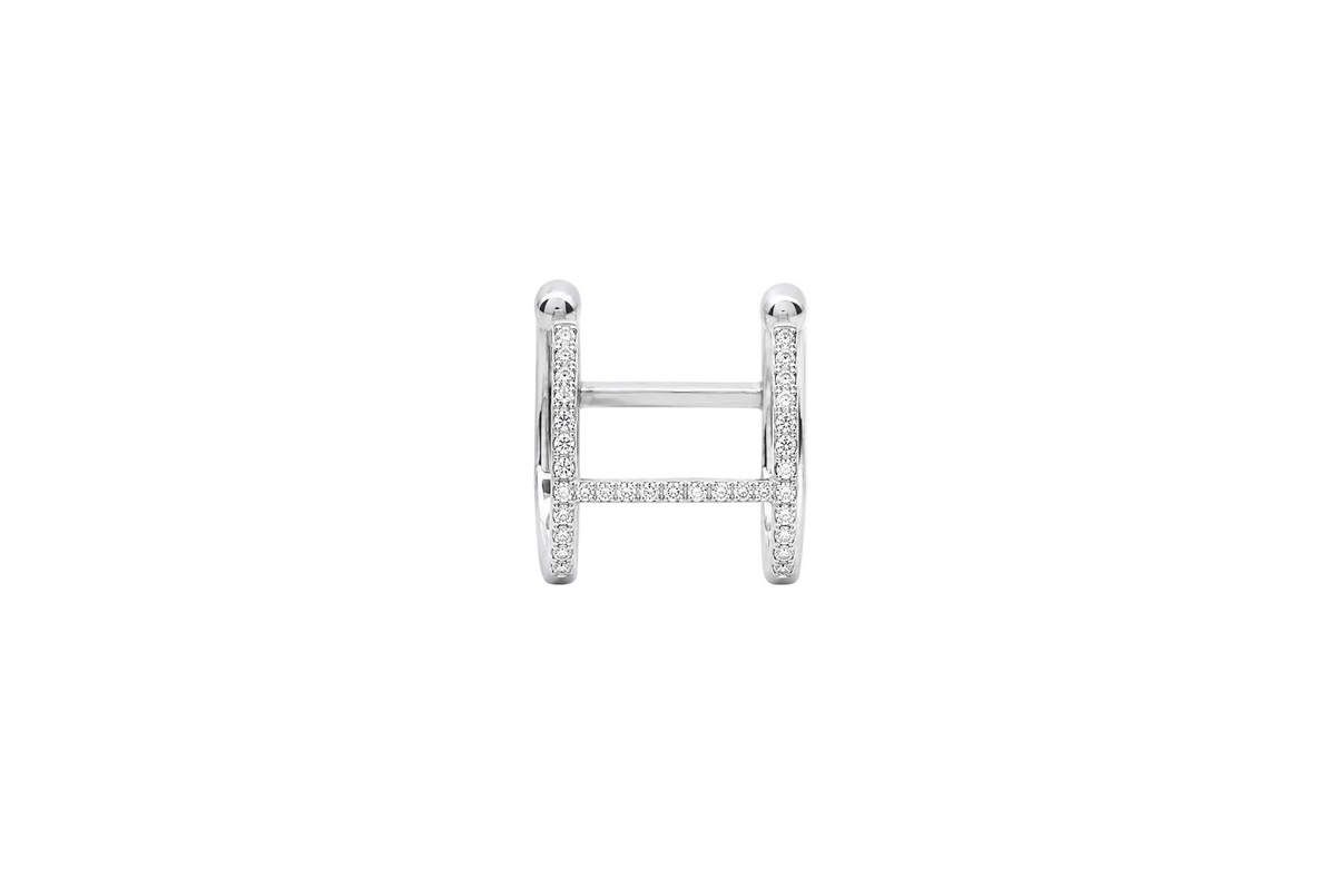 Diamond & White Gold Ear Cuff