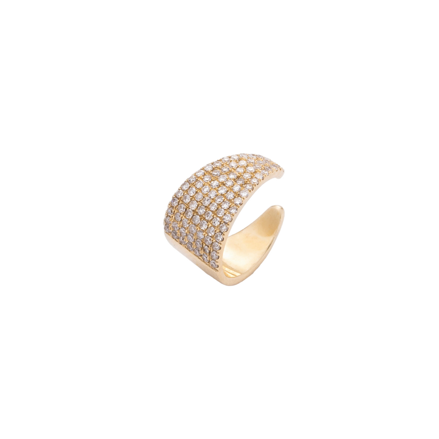 Diamond & Gold Ear Cuff