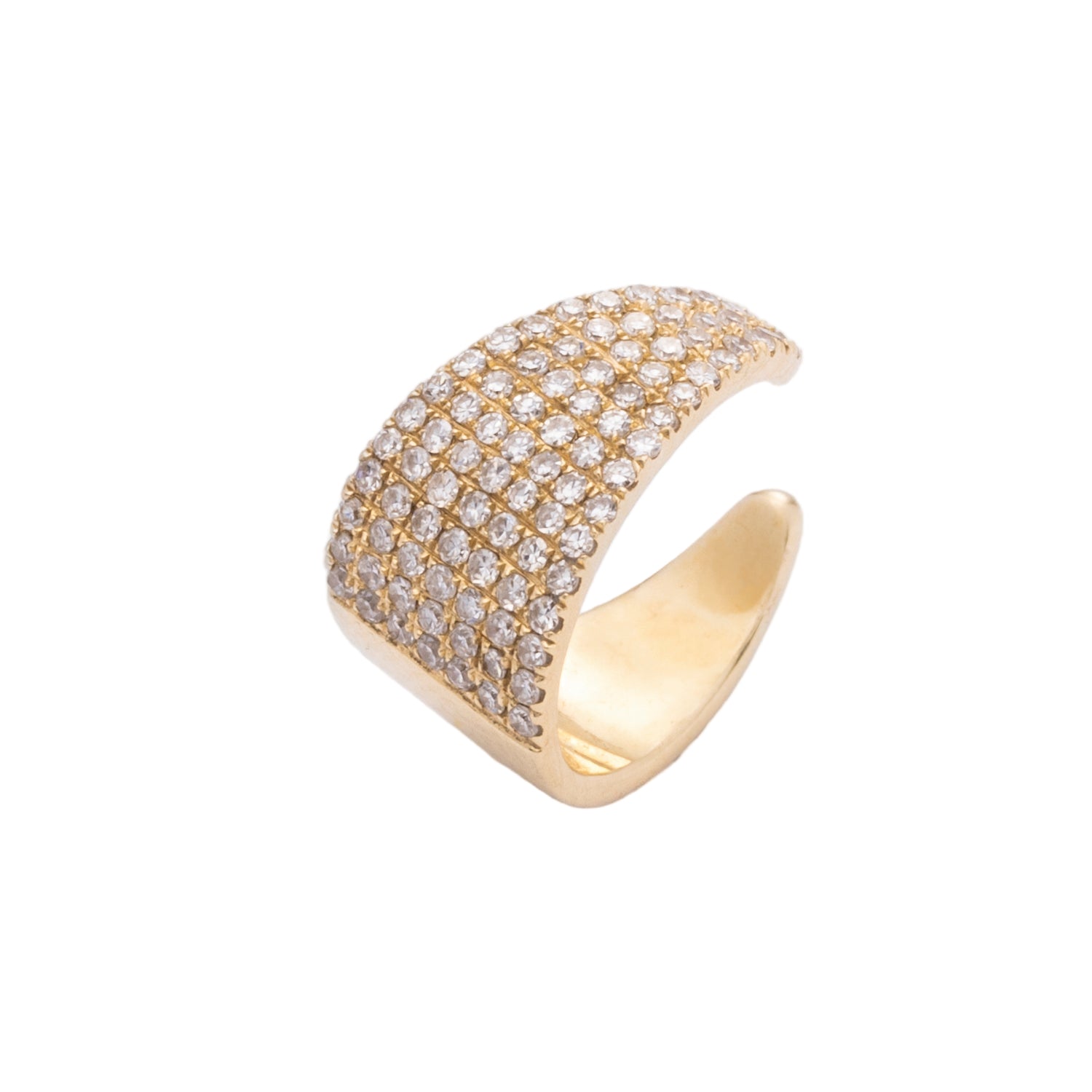 Diamond & Gold Ear Cuff