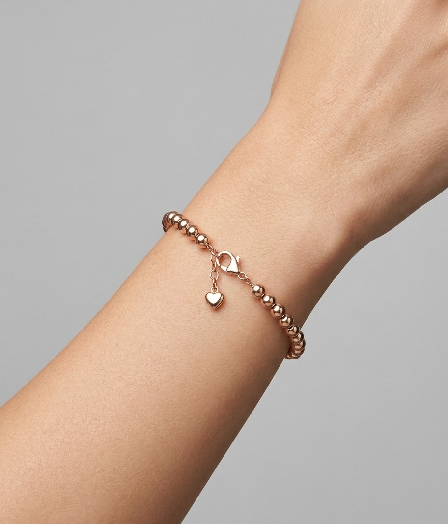 Rose Gold Bead Bracelet