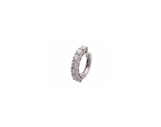 Diamond White Cuff Earring