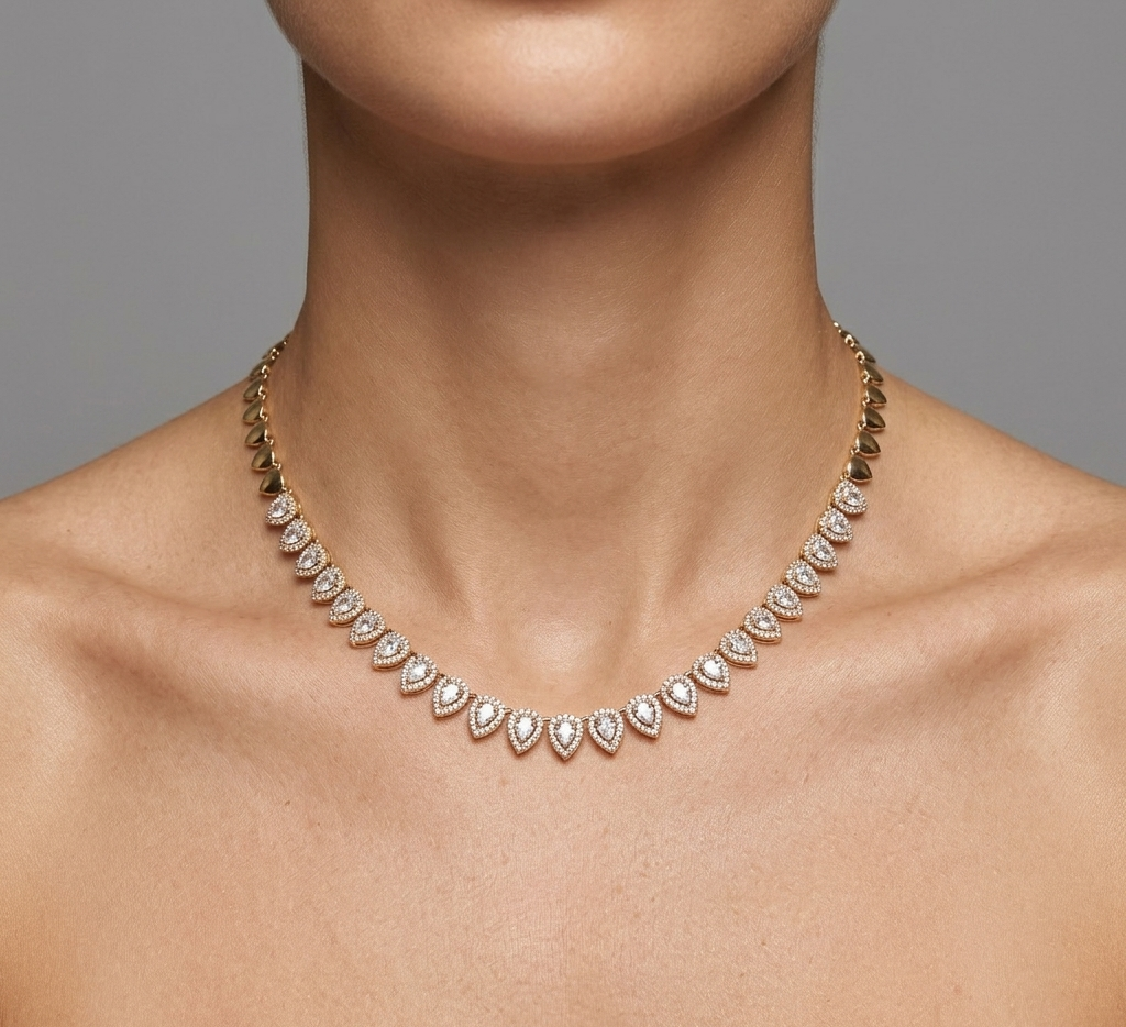 Diamond & Gold Necklace