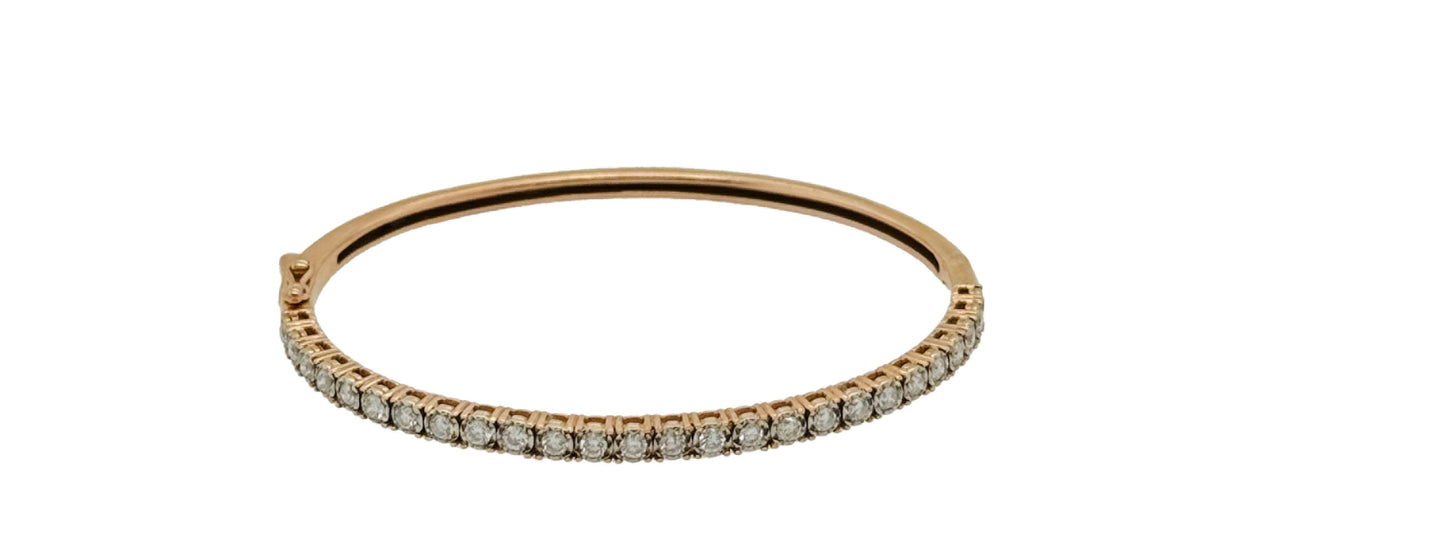 Gold & Diamond Tennis Bracelet