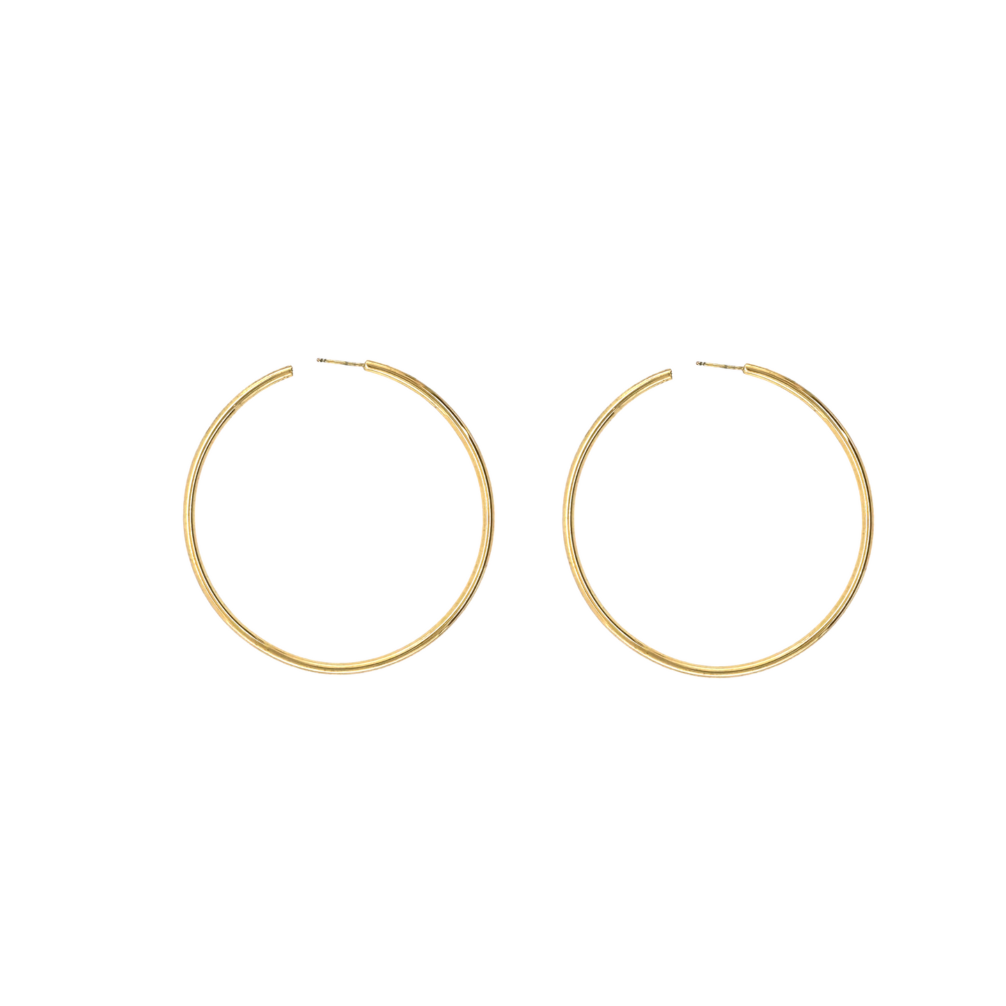 Gold Hoops Earrings JV