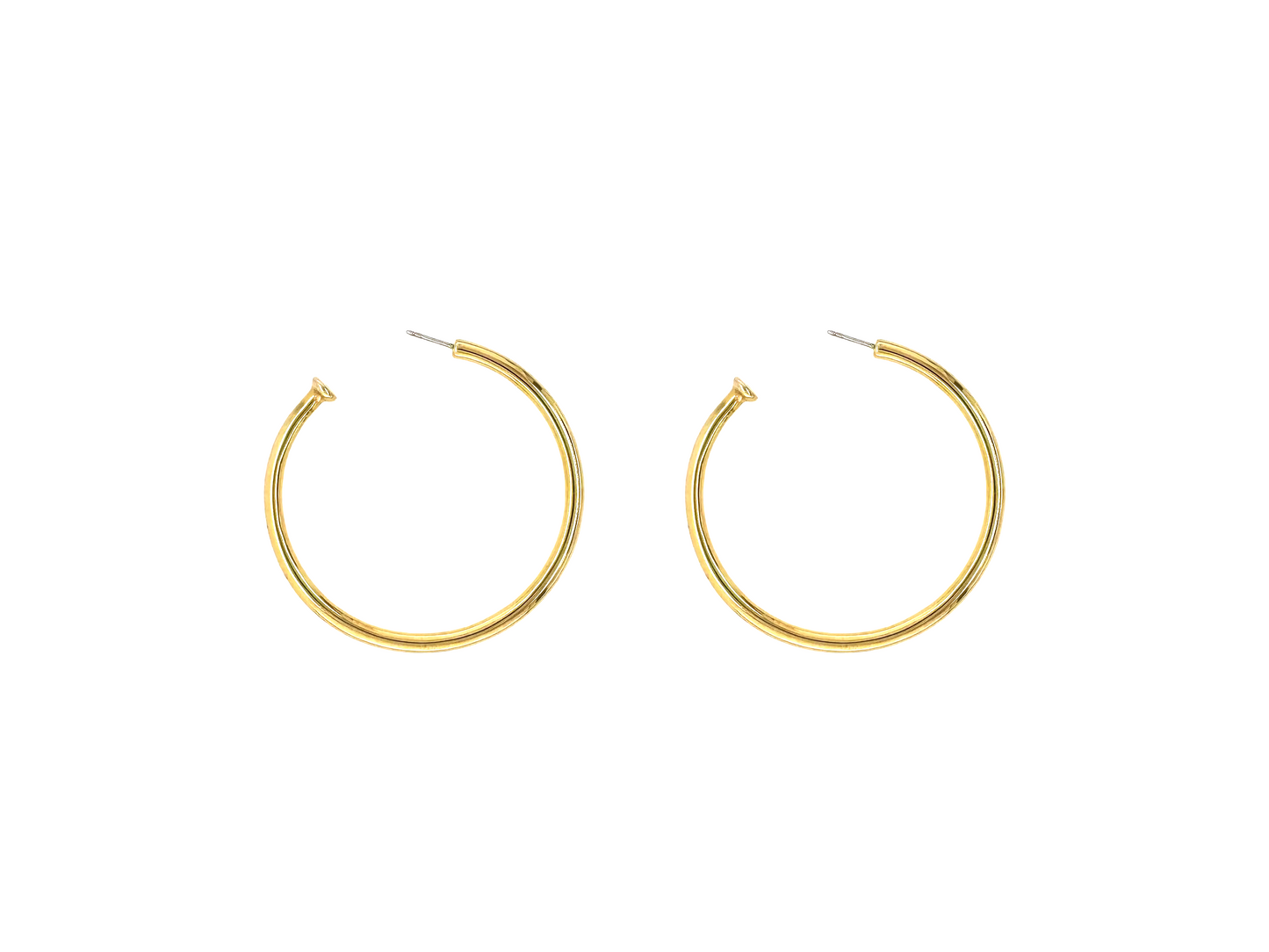 Gold Hoops Earrings AB