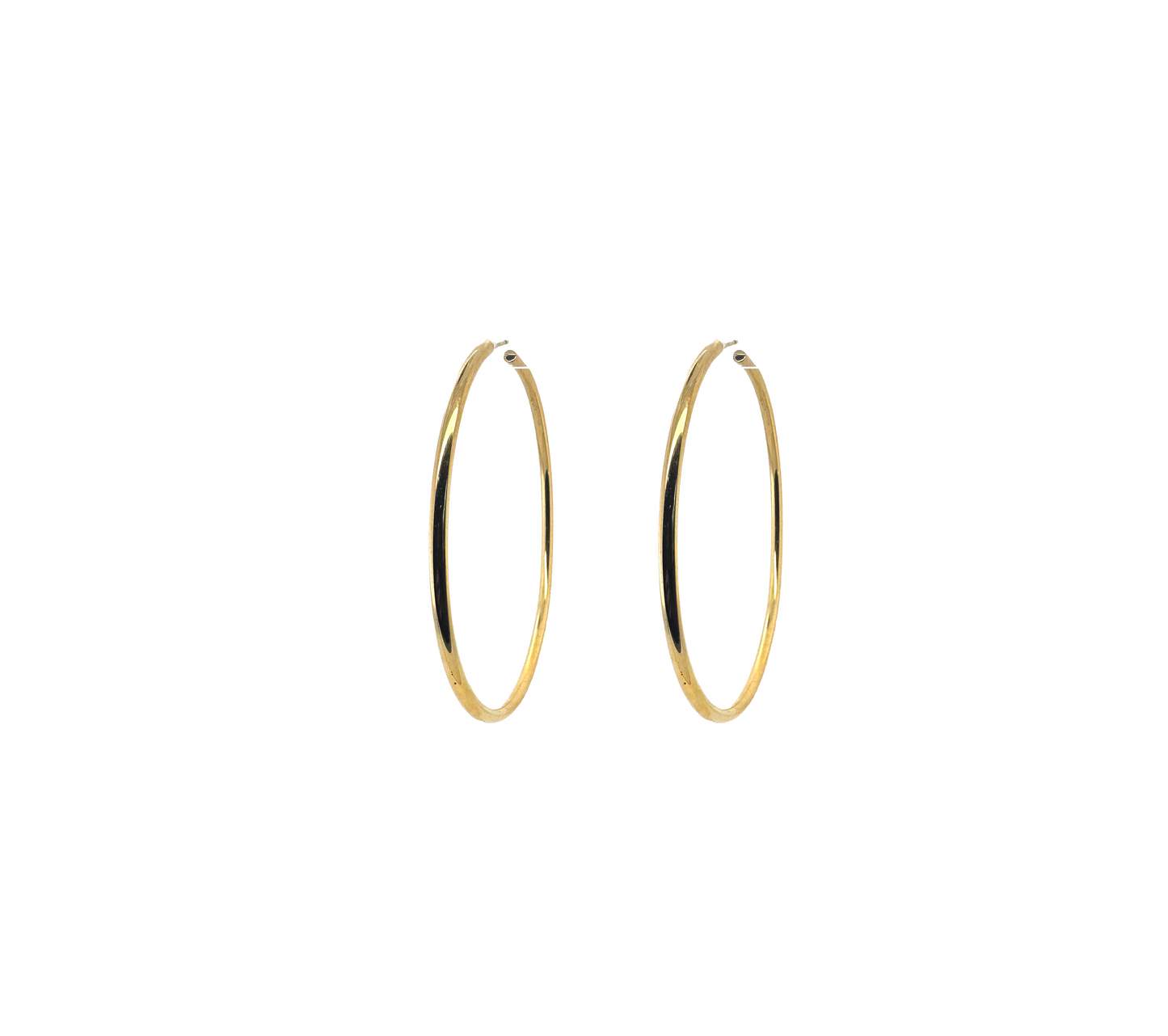 Gold Hoops Earrings JV