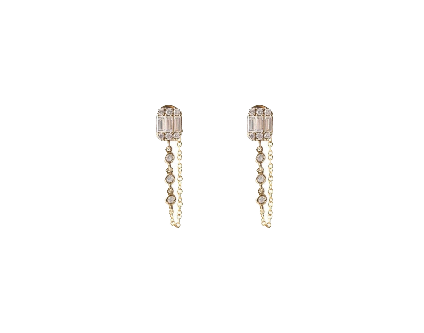 Ear Jacket With Chain
