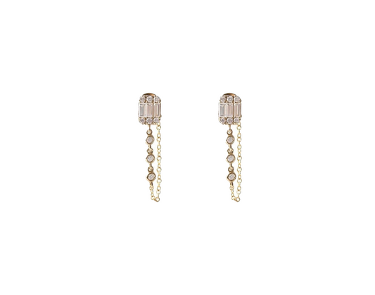 Ear Jacket With Chain