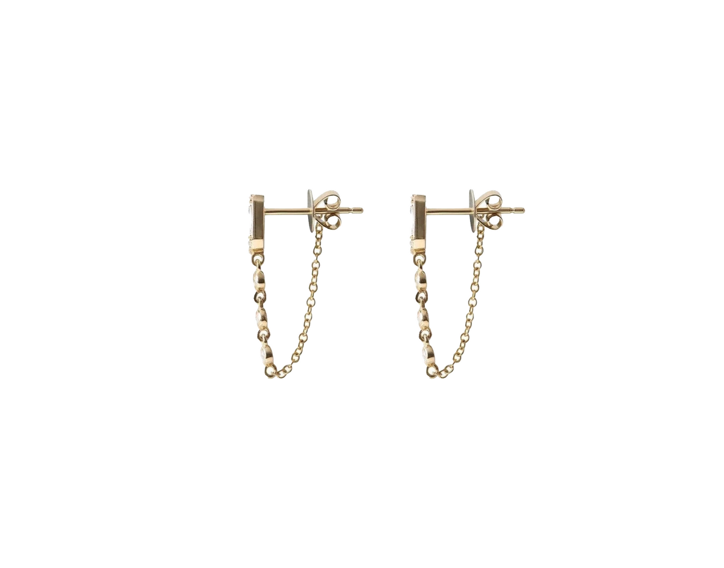Ear Jacket With Chain
