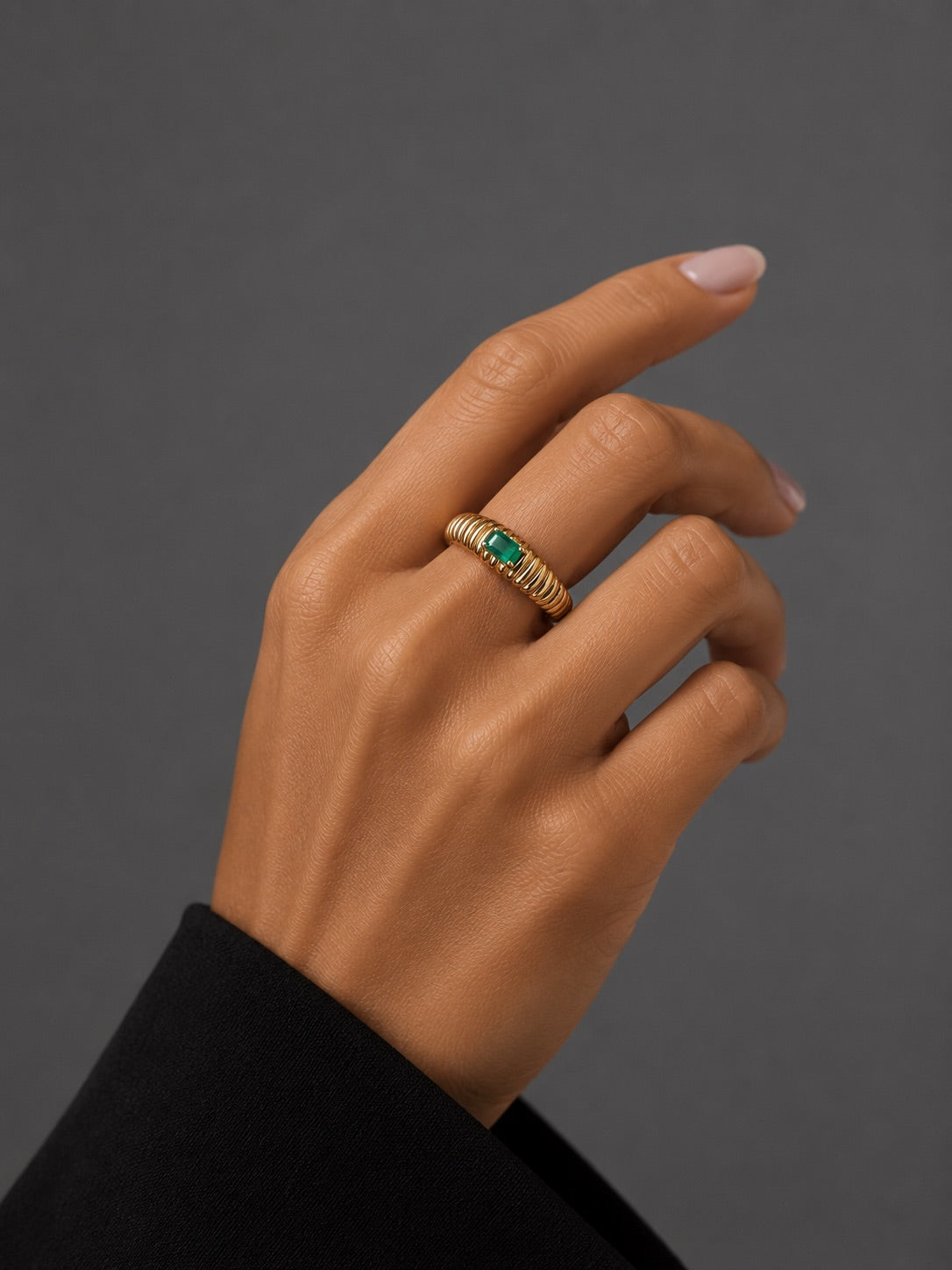 Emerald & Gold Ring