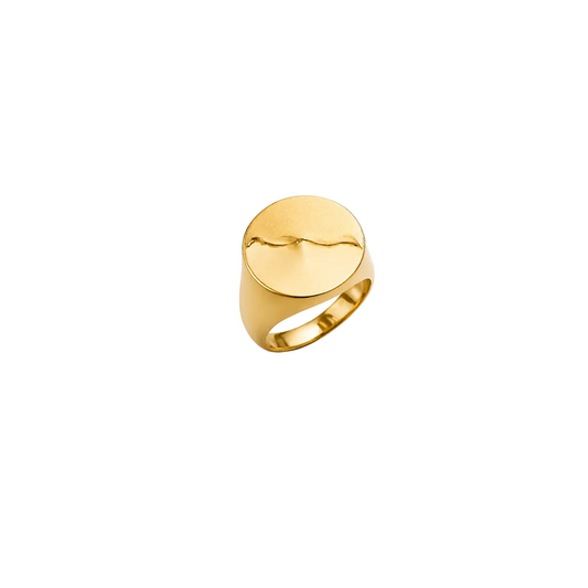 Gold Circle Ring