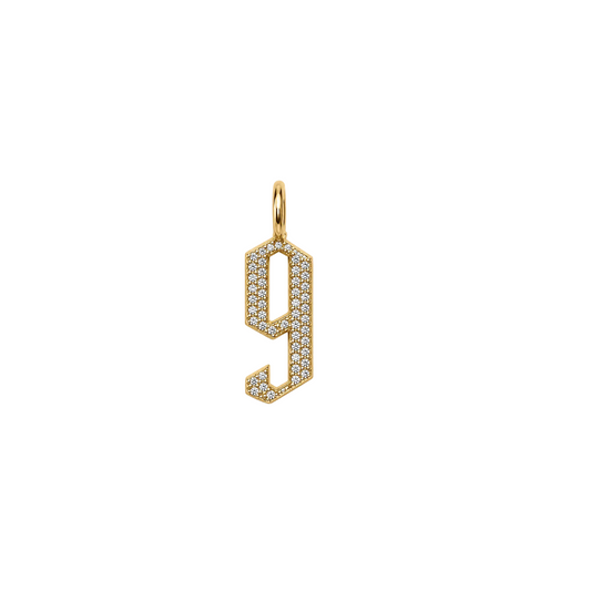 "9" Charm