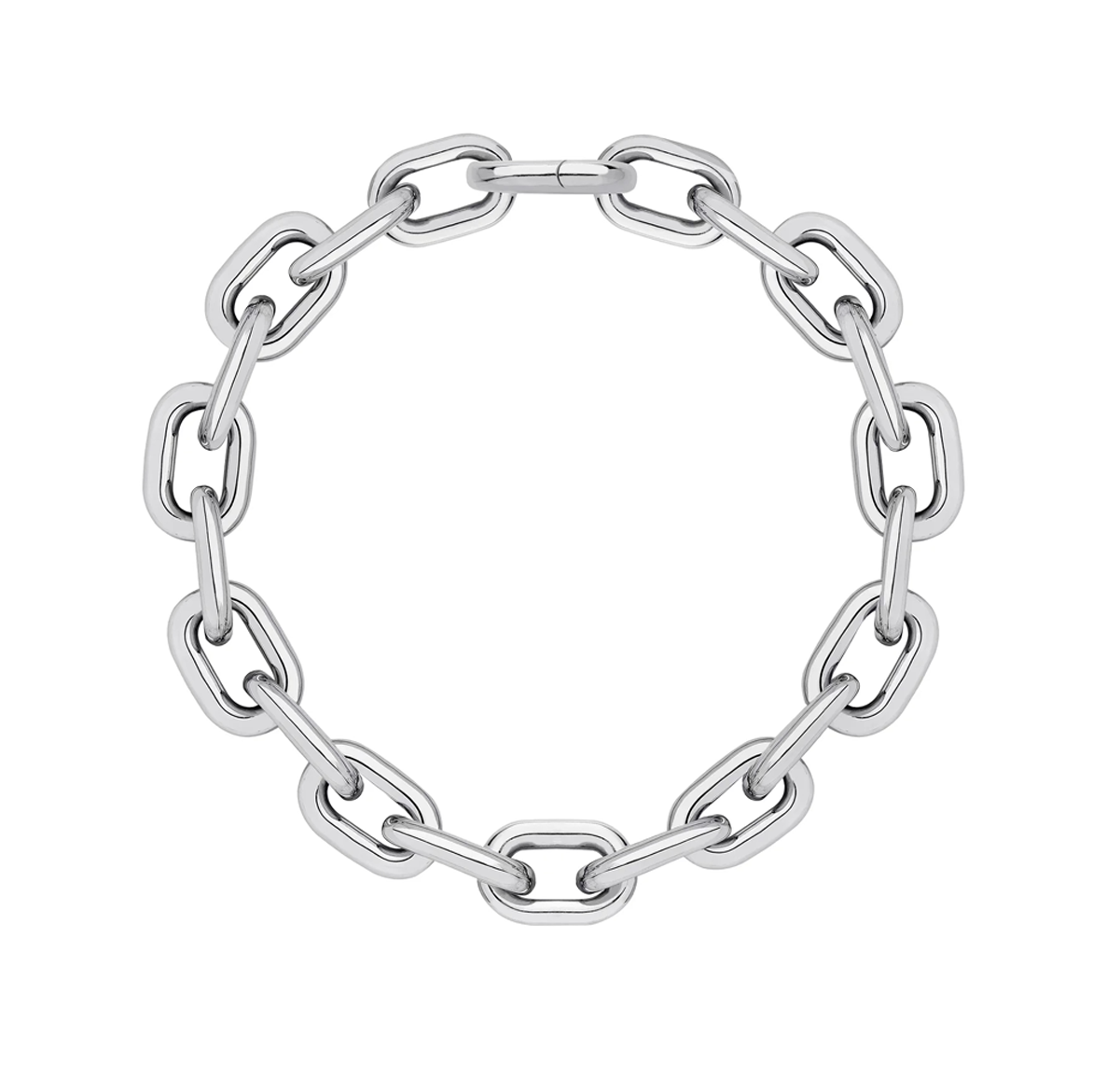 Silver Cuban Necklace