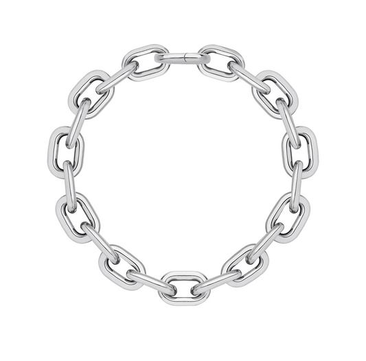 Silver Cuban Necklace