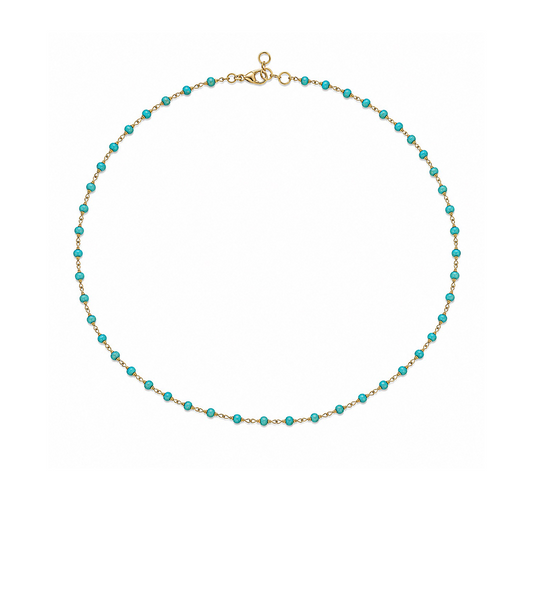 Turquoise Station Necklace
